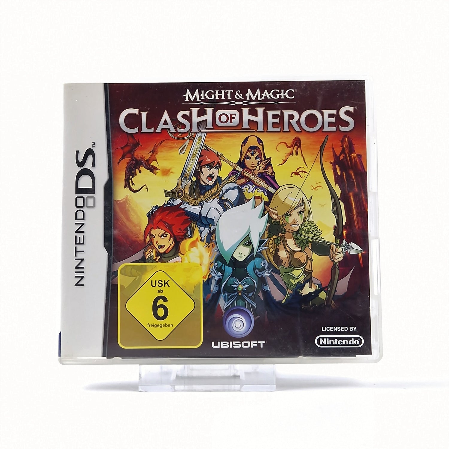 Nintendo DS game: Might & Magic Clash of Heroes - OVP instructions PAL 3DS compat