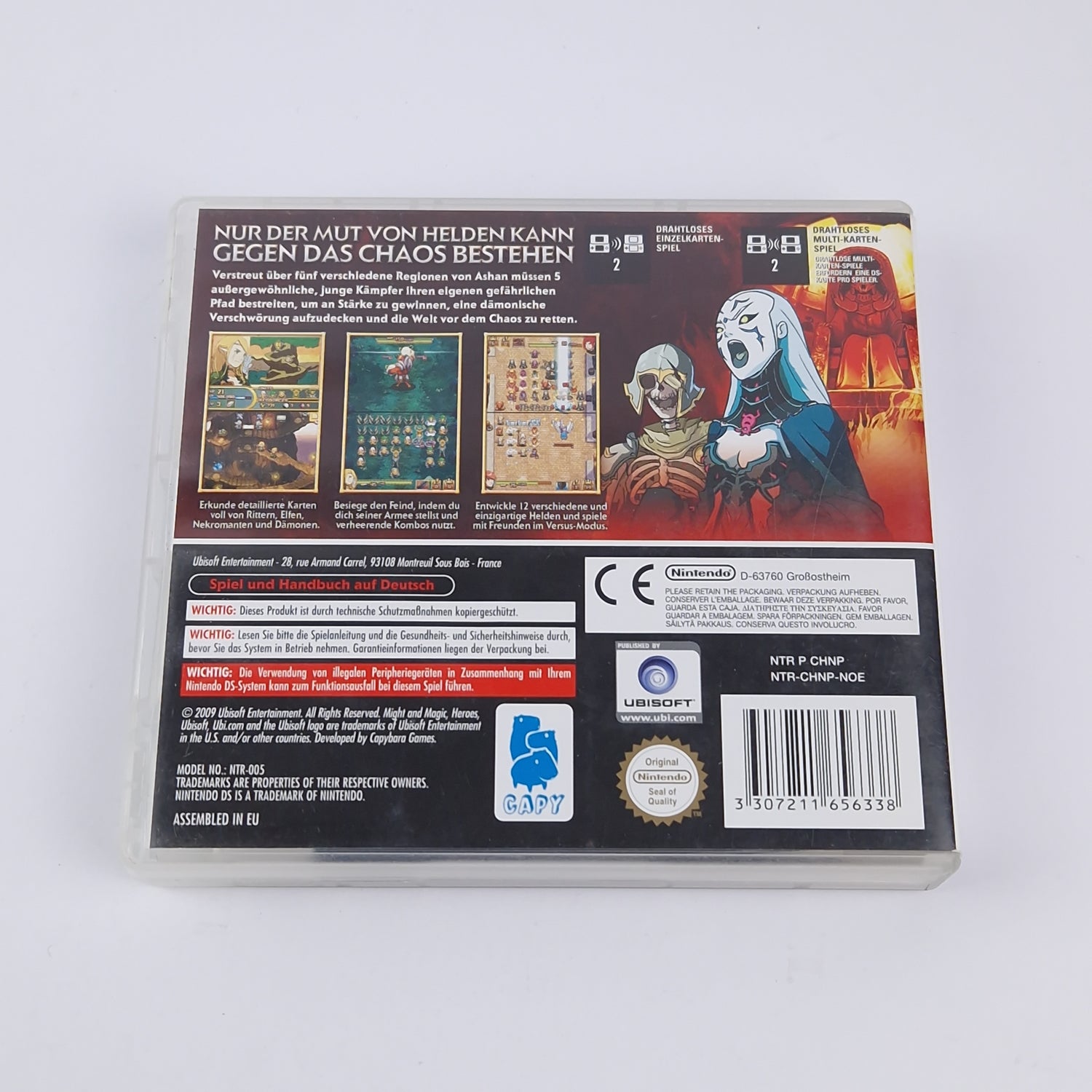 Nintendo DS Spiel : Might & Magic Clash of Heroes - OVP Anleitung PAL 3DS kompat