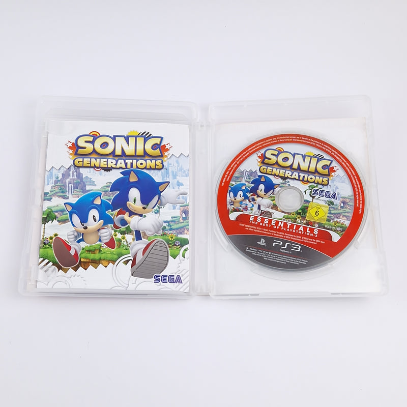 Sony Playstation 3 Spiel : Sonic Generations (Essentials) - OVP Anleitung | PS3
