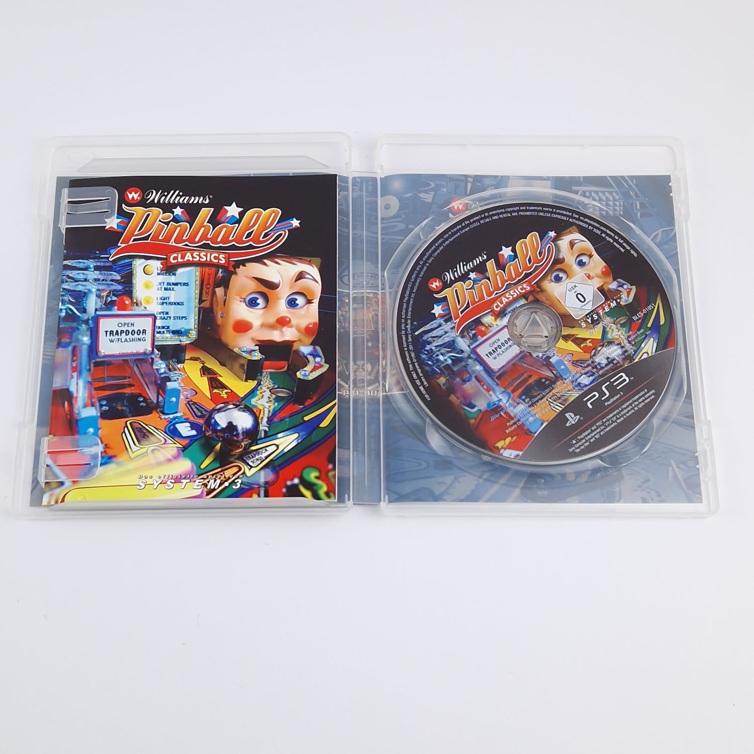 Sony Playstation 3 Spiel : Williams Pinball Classics - OVP Anleitung PAL | PS3