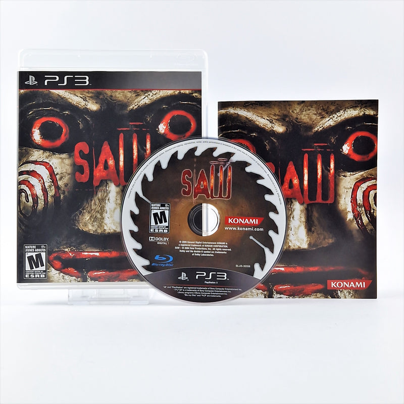 Sony Playstation 3 Spiel : SAW - OVP Anleitung USA USK 18 | PS3 Game Konami