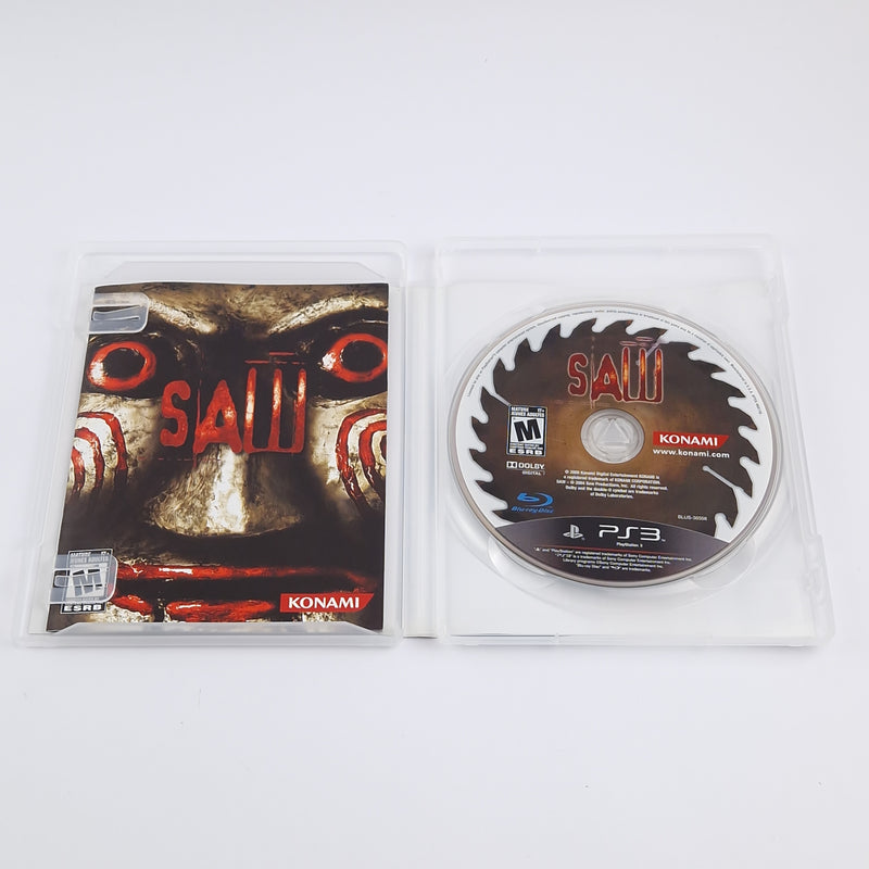Sony Playstation 3 Spiel : SAW - OVP Anleitung USA USK 18 | PS3 Game Konami