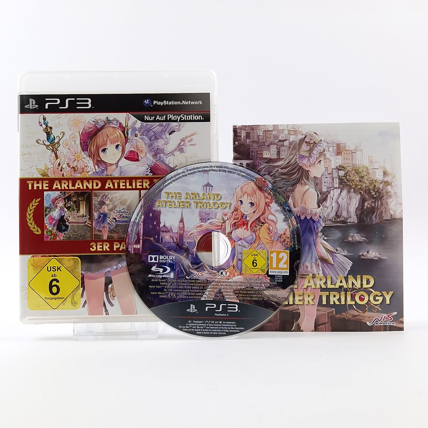 Sony Playstation 3 Spiel : The Arland Atelier Trilogy - OVP Anleitung PAL PS3