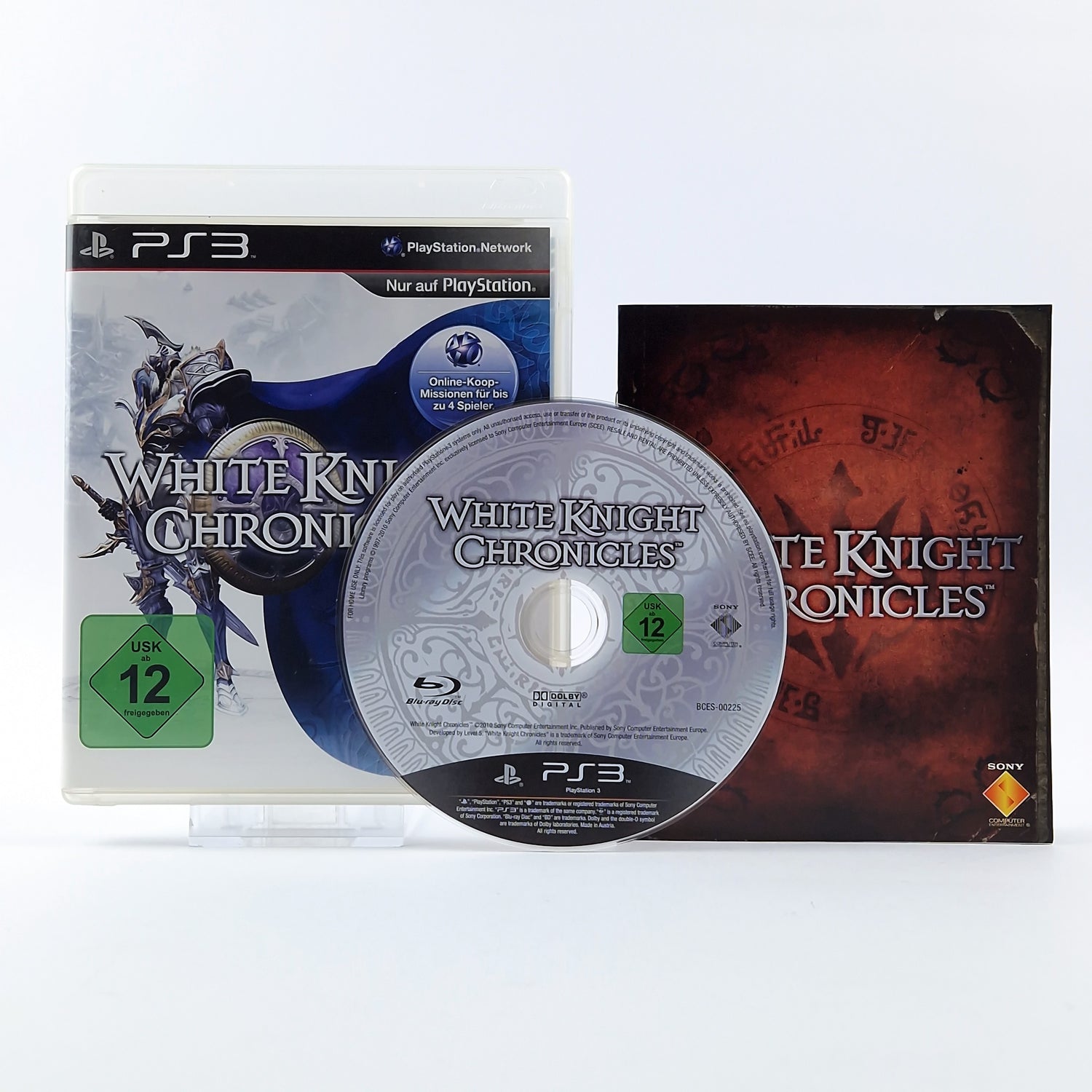 Sony Playstation 3 game: White Knight Chronicles - OVP manual PAL PS3