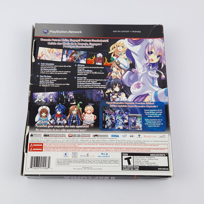 Sony Playstation 3 Spiel : Hyperdimension Neptunia - OVP Anleitung  NTSC USA PS3