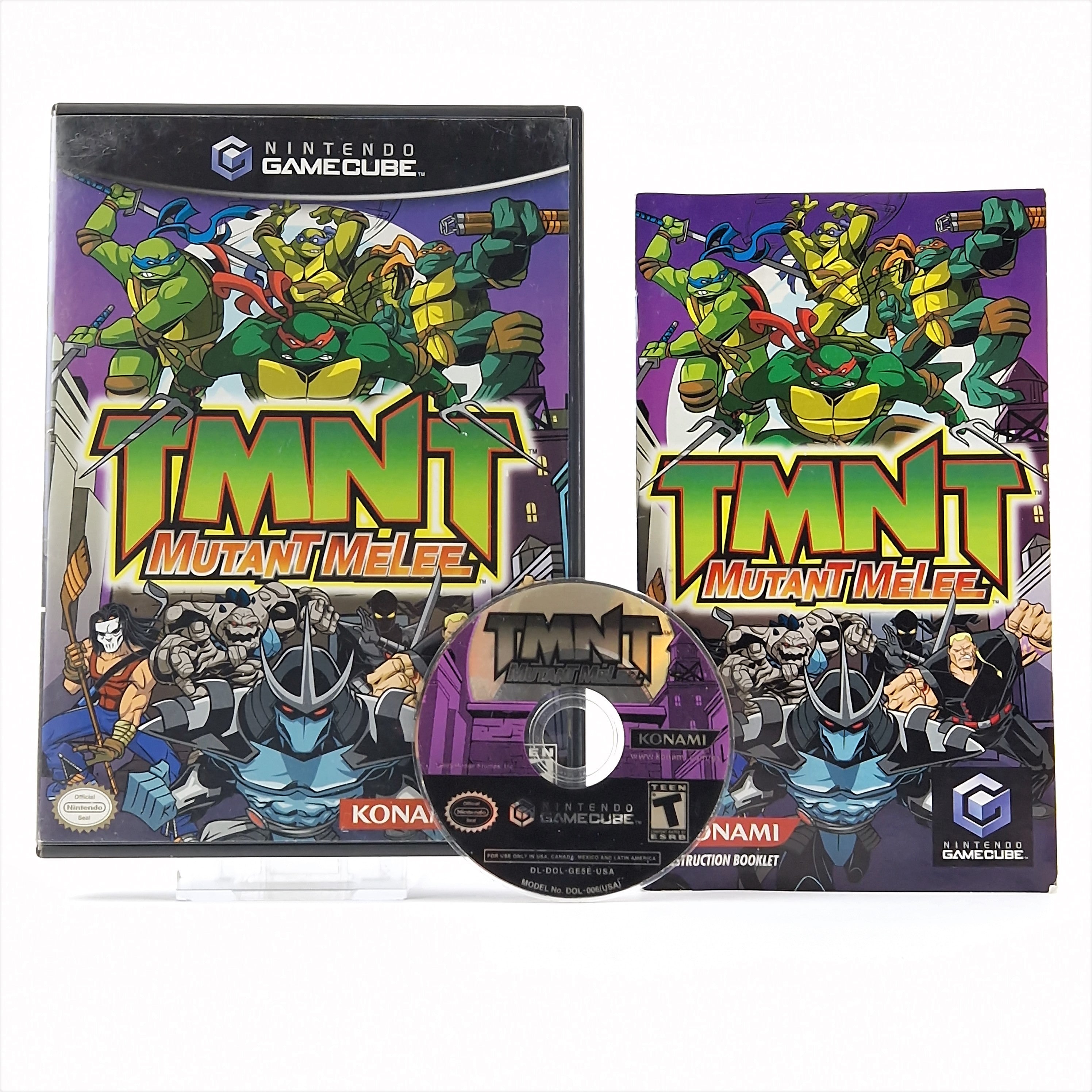 Nintendo Gamecube Spiel : TMNT Mutant Melee Ninja Turtles | OVP NTSC-U/C USA