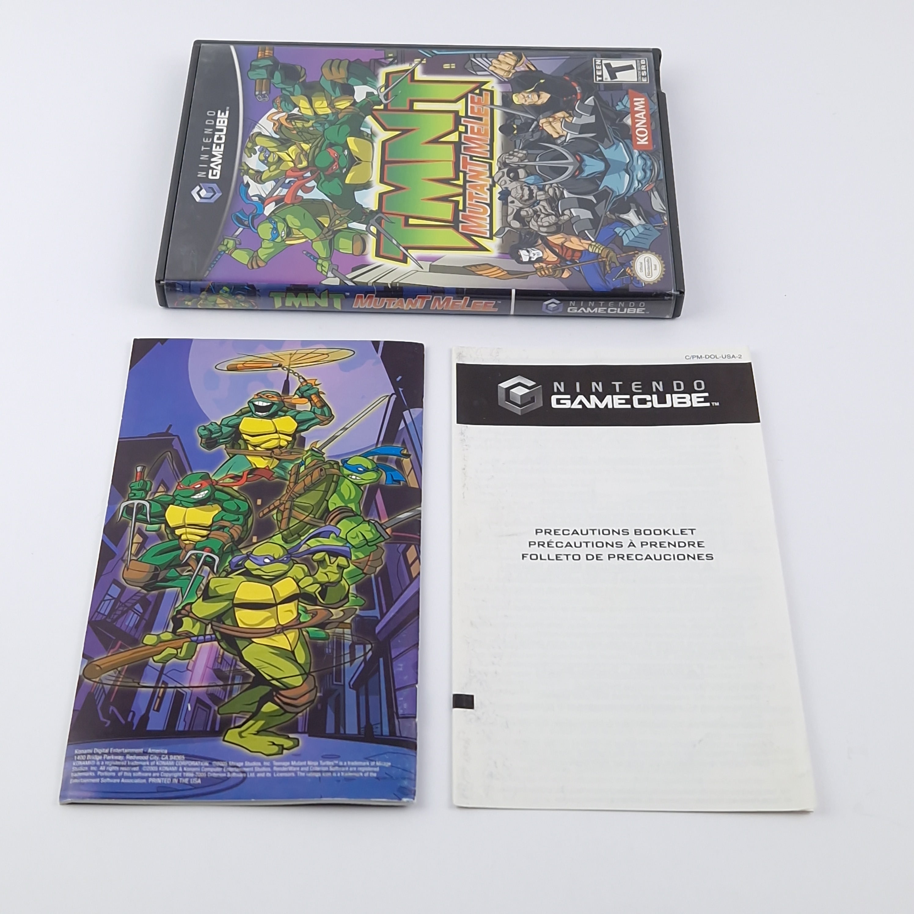 Nintendo Gamecube Spiel : TMNT Mutant Melee Ninja Turtles | OVP NTSC-U/C USA