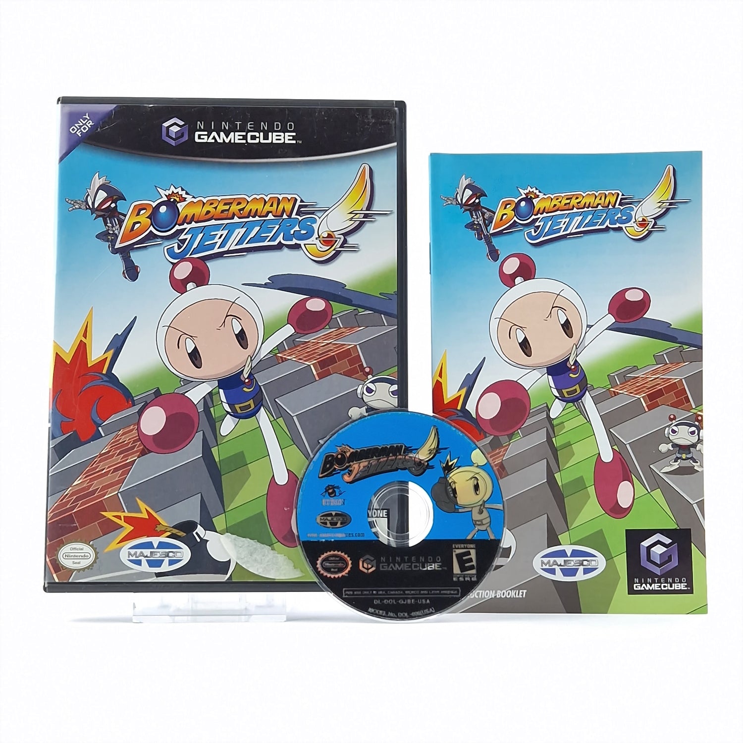 Nintendo Gamecube Spiel : Bomberman Jetters - OVP Anleitung | NTSC-U/C USA