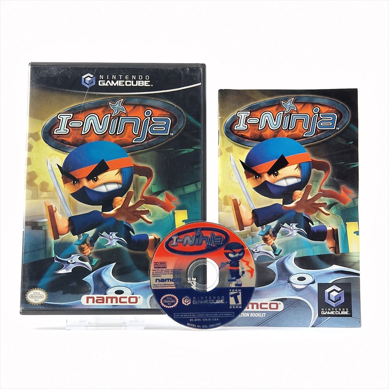 Nintendo Gamecube game: I-Ninja from Namco - original packaging instructions | NTSC-U/C USA