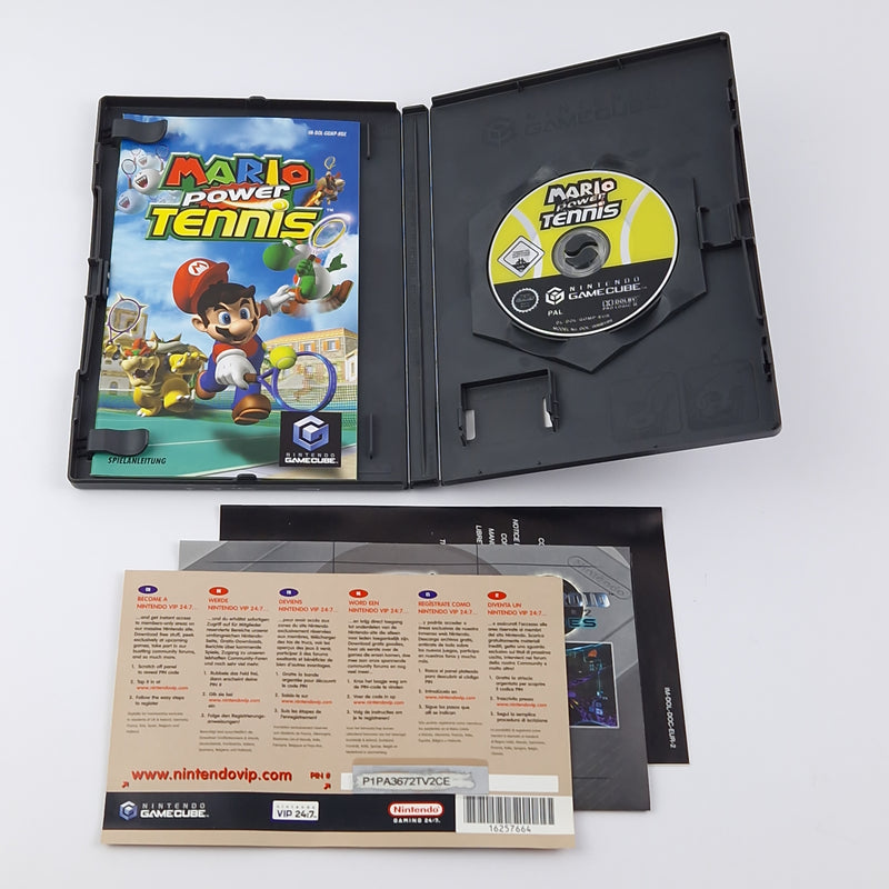 Nintendo Gamecube game: Mario Power Tennis + Big Ben controller and memory card