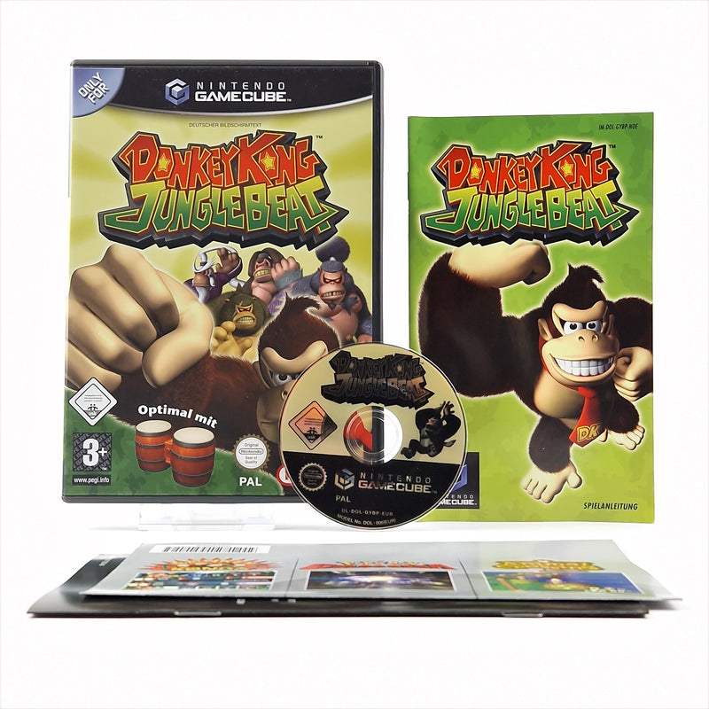 Nintendo Gamecube Spiel : Donkey Kong Jungle Beat - OVP Anleitung PAL