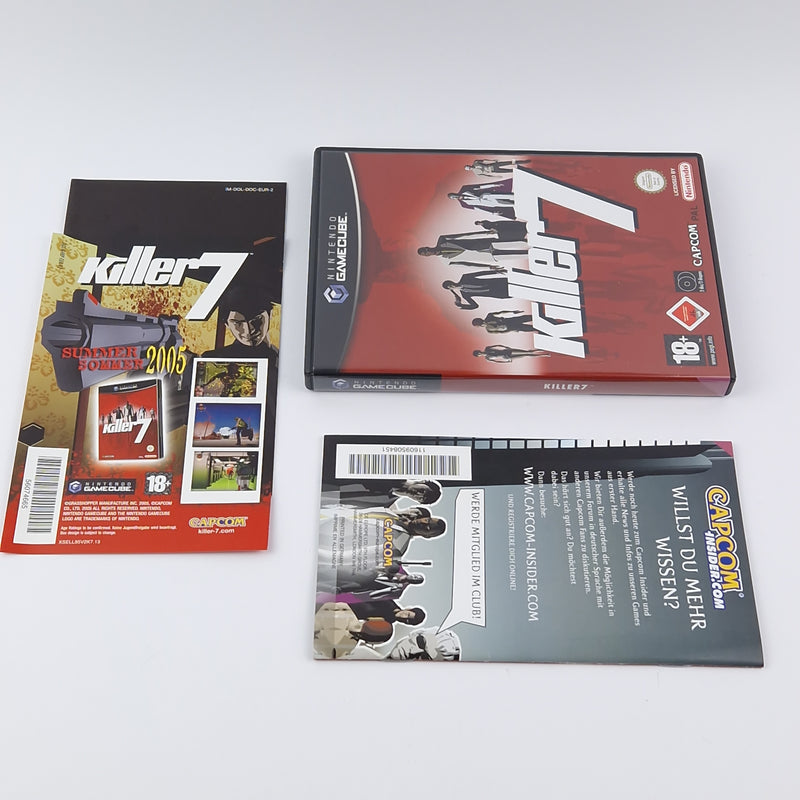 Nintendo Gamecube game: Killer 7 by Capcom - OVP instructions PAL USK18