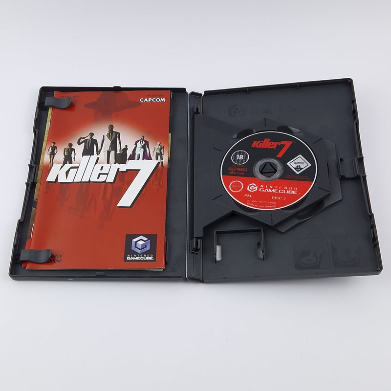Nintendo Gamecube game: Killer 7 by Capcom - OVP instructions PAL USK18