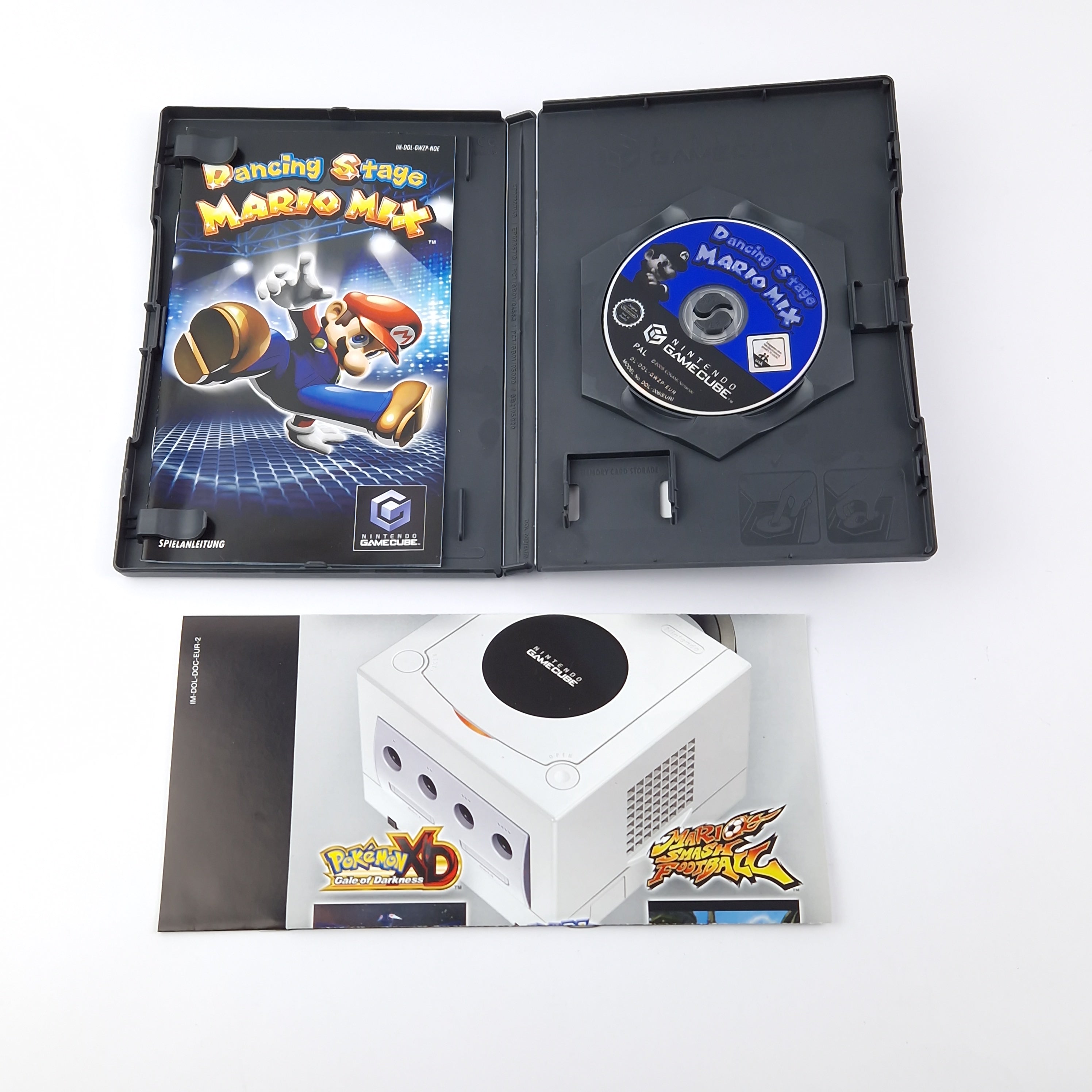 Nintendo Gamecube Spiel : Dancing Stage Mario Mix PAK mit Tanzmatte - OVP PAL