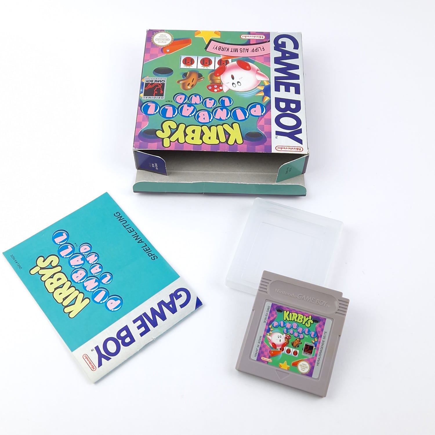 Nintendo Game Boy Classic Spiel : Kirby´s Pinball Land - OVP Anleitung PAL