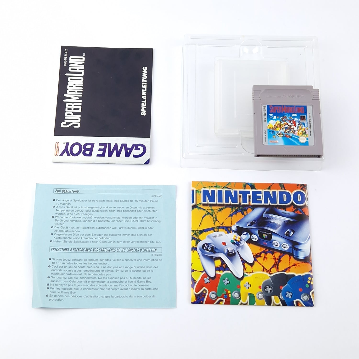 Nintendo Game Boy Classic Game: Super Mario Land - OVP Instructions PAL Gameboy