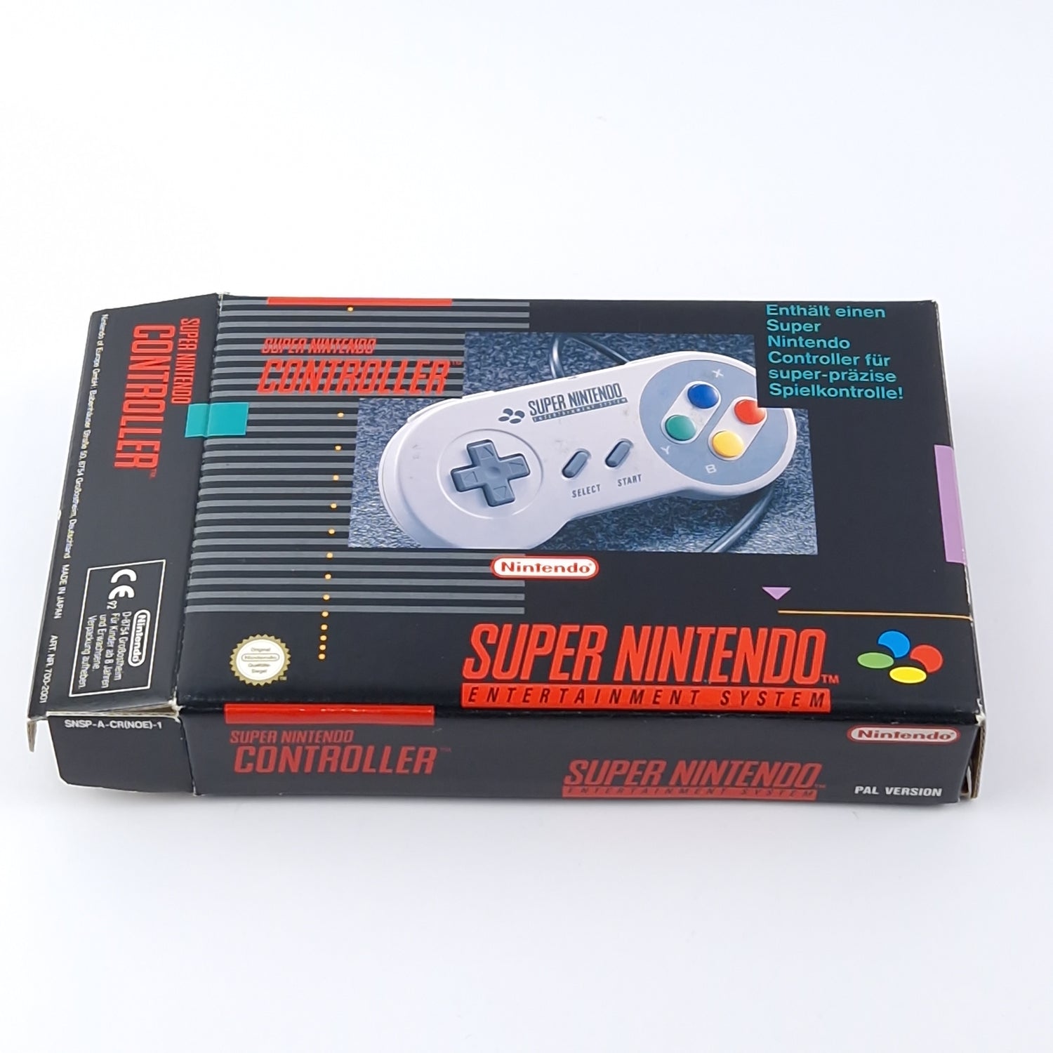 Original Super Nintendo Controller in original packaging - SNES Gamepad PAL