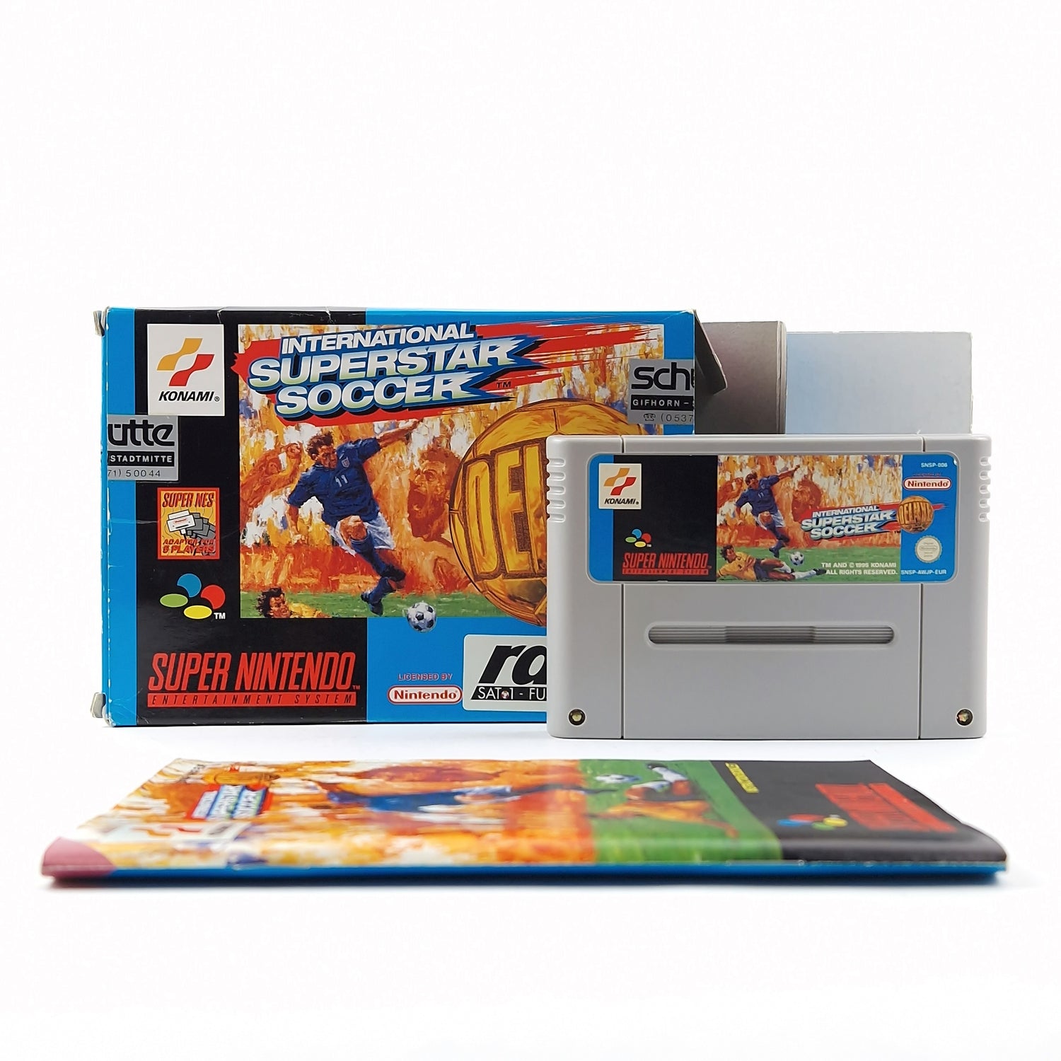 Super Nintendo Game: International Superstar Soccer Deluxe Football - SNES orig