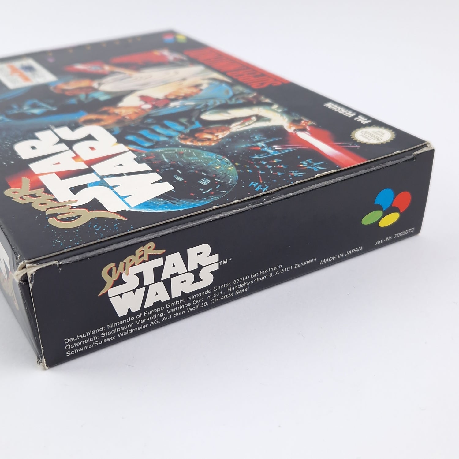 Super Nintendo Spiel : Super Star Wars - OVP Anleitung PAL | SNES Game