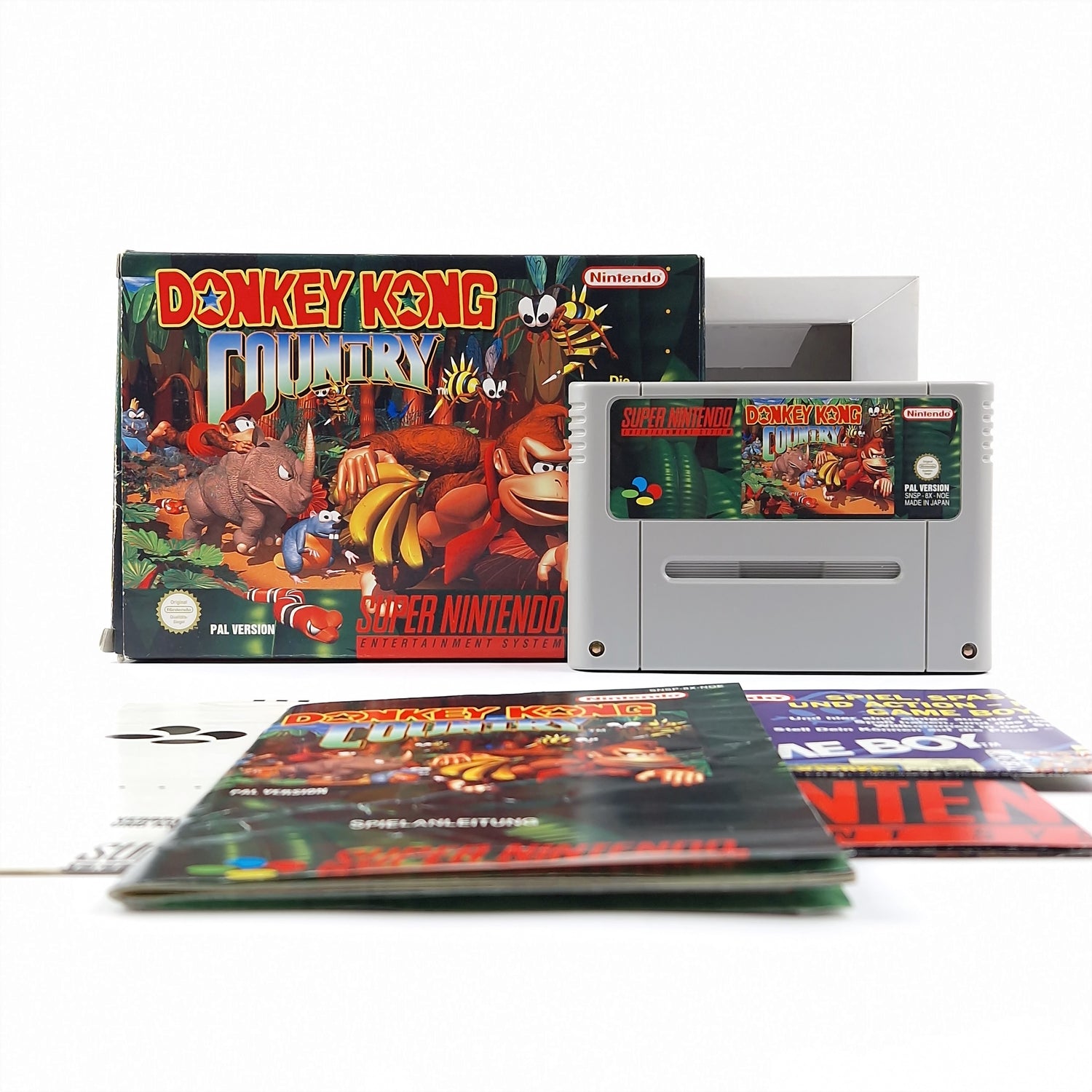 Super Nintendo Game: Donkey Kong Country - OVP Instructions PAL NOE | SNES game