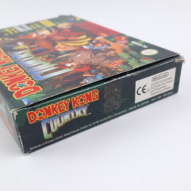 Super Nintendo Spiel : Donkey Kong Country - OVP Anleitung PAL NOE | SNES Game