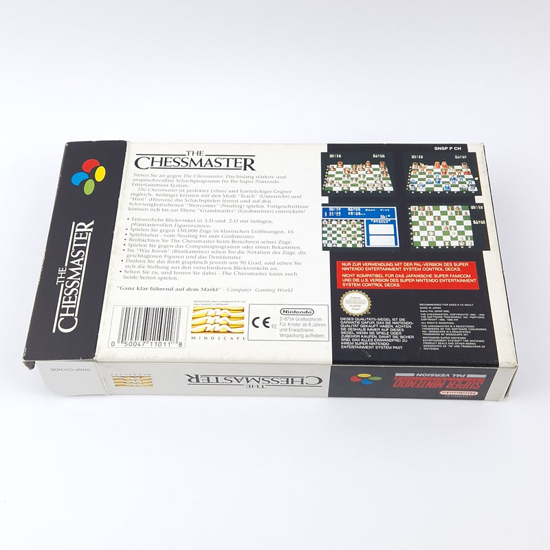 Super Nintendo Spiel : The Chessmaster - OVP Anleitung PAL NOE | SNES Game