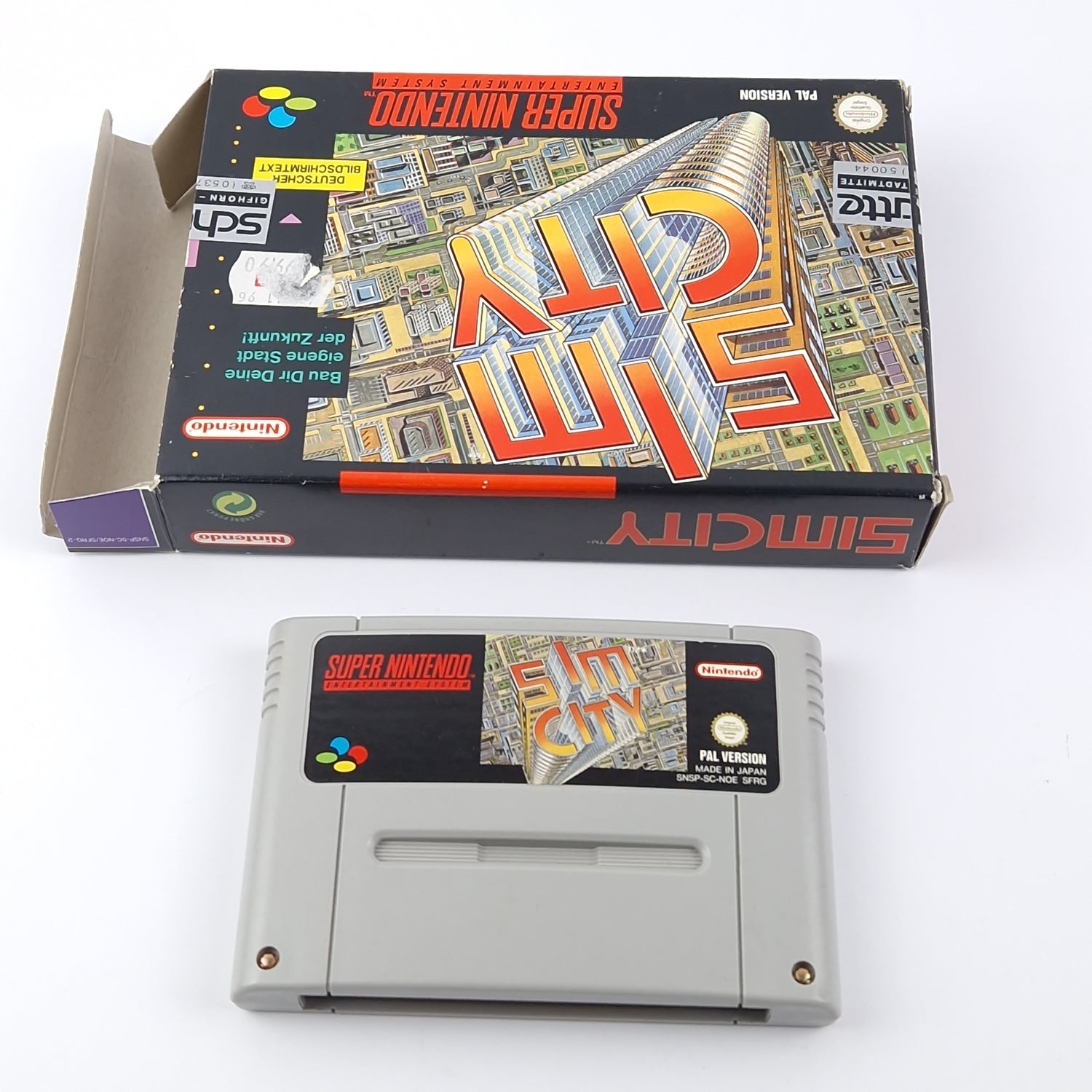 Super Nintendo game: Sim City - original packaging without inlay and instructions | SNES game