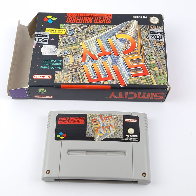 Super Nintendo game: Sim City - original packaging without inlay and instructions | SNES game