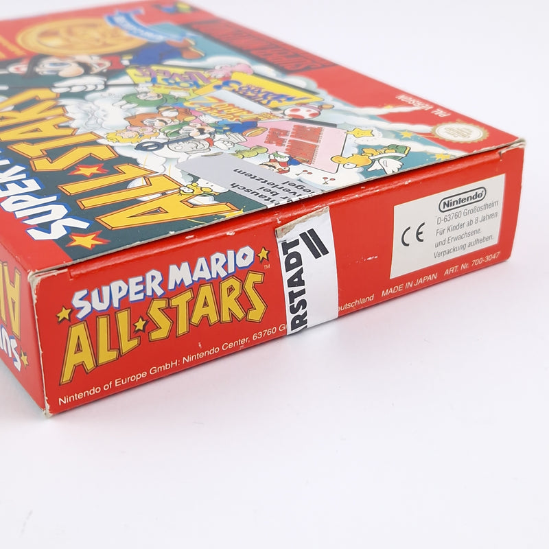 Super Nintendo Spiel : Super Mario All Stars - Super Classic Serie OVP PAL SNES