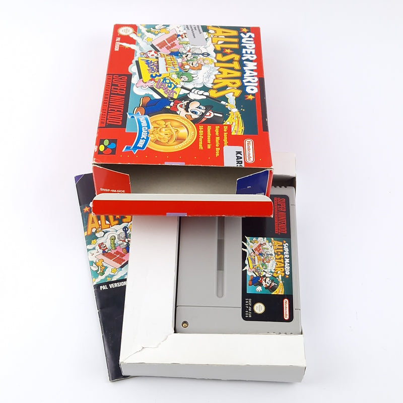 Super Nintendo Spiel : Super Mario All Stars - Super Classic Serie OVP PAL SNES