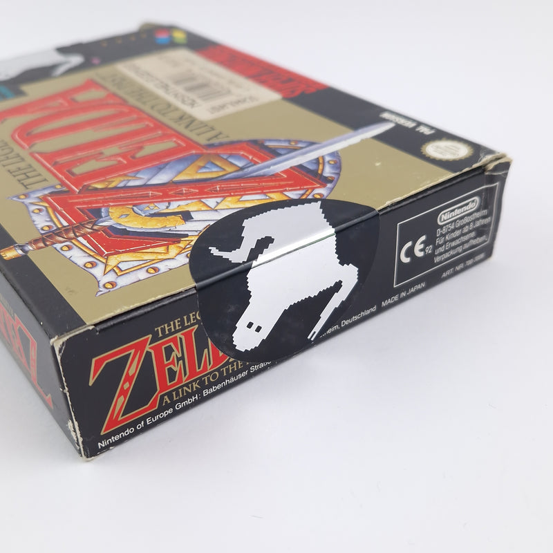 Super Nintendo Spiel : Zelda a link to the Past - OVP Anleitung Karte - SNES PAL