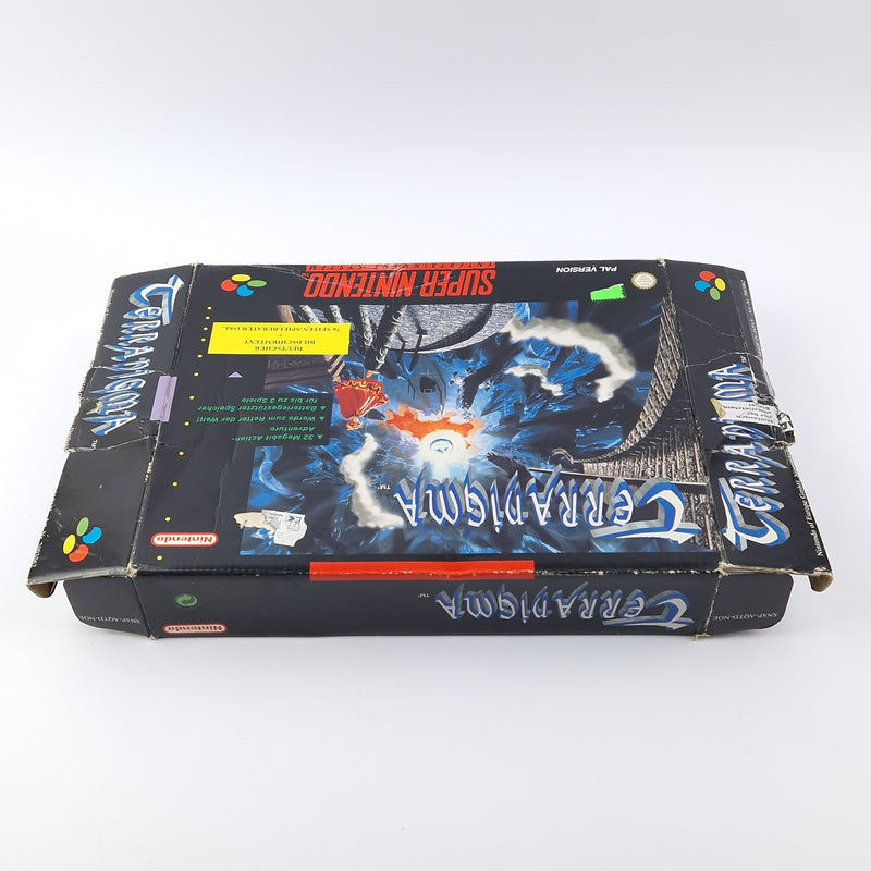 Super Nintendo Spiel : Terranigma - OVP Spieleberater Big Box | PAL Game