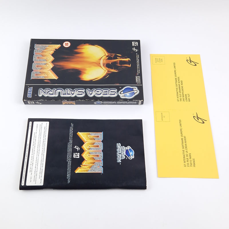 Sega Saturn Game: Doom - OVP Instructions PAL USK18 | CD Compact Disc