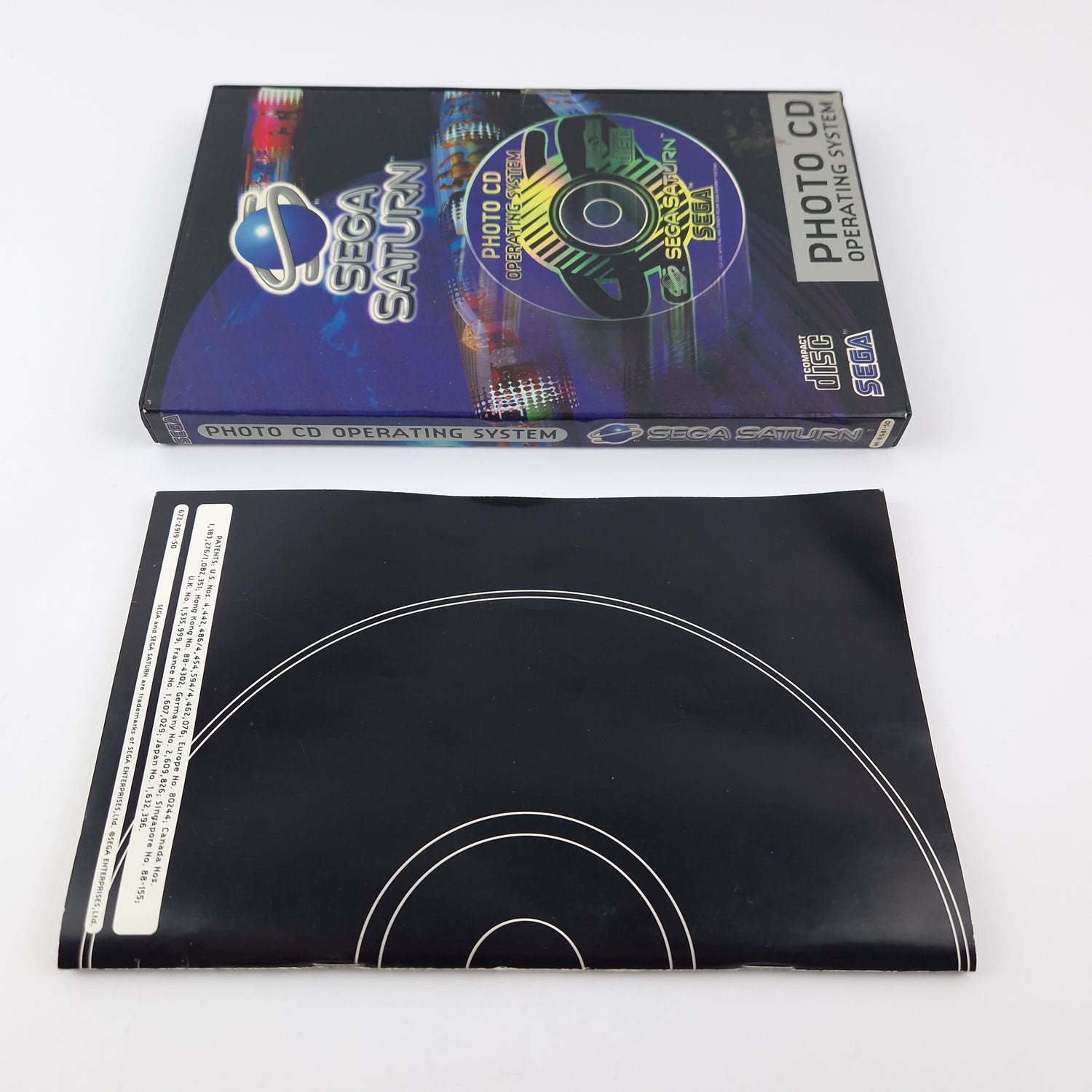 Sega Saturn Spiel : Photo CD Operating System - OVP Anleitung PAL | CD Disk