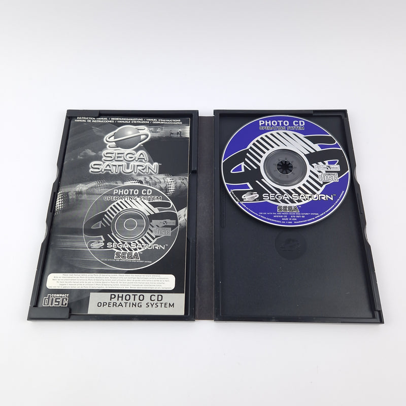 Sega Saturn Spiel : Photo CD Operating System - OVP Anleitung PAL | CD Disk