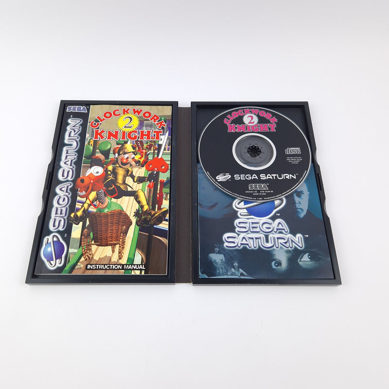 Sega Saturn Spiel : Clockwork Knight 2 - OVP Anleitung PAL | CD Disk