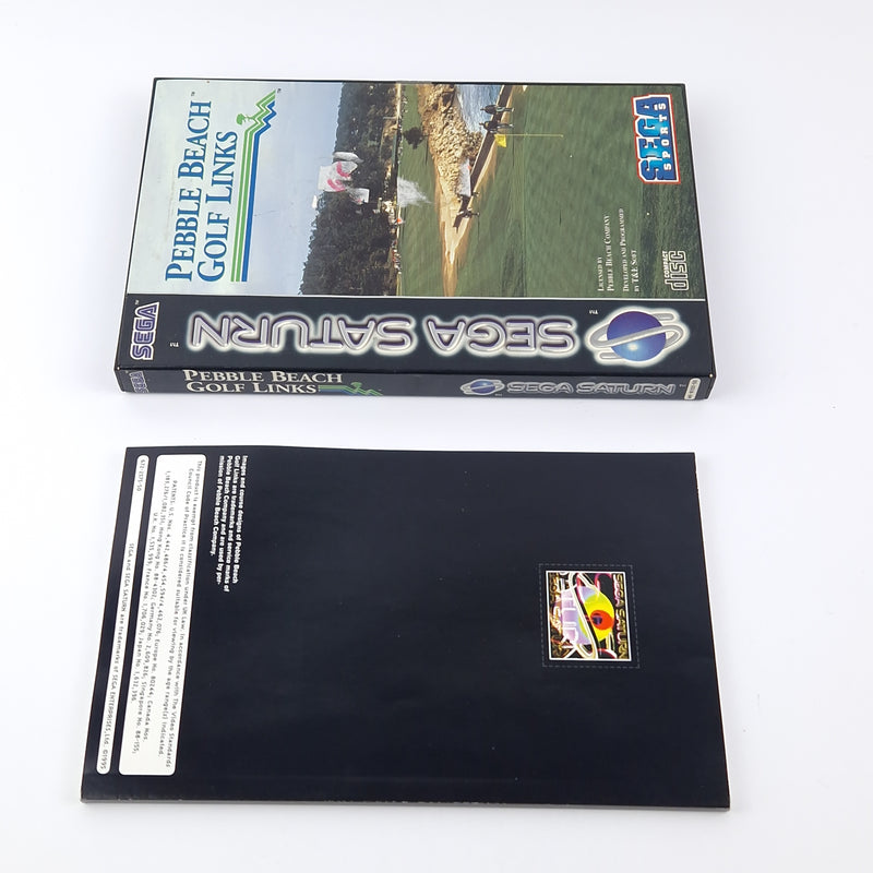 Sega Saturn Game: Pebble Beach Golf Links - OVP Instructions PAL | CD disc