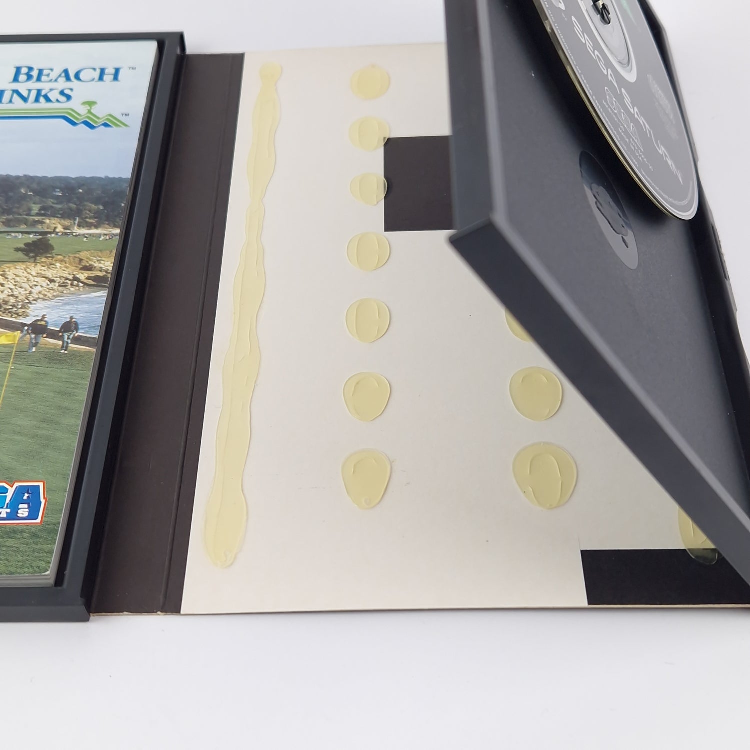 Sega Saturn Spiel : Pebble Beach Golf Links - OVP Anleitung PAL | CD Disk