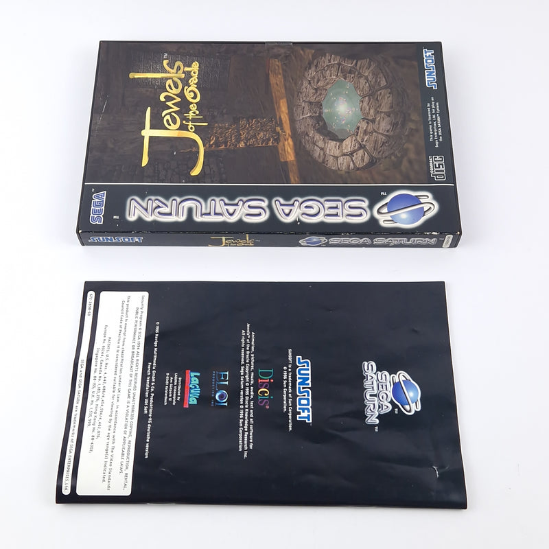 Sega Saturn Spiel : Jewels of the Oracle - OVP Anleitung PAL | CD Disk