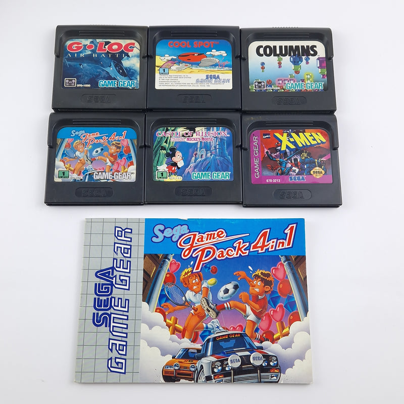 Sega Game Gear Konvolut : 2 defekte Konsolen u. 10 Spiele (4 in OVP) - Handheld