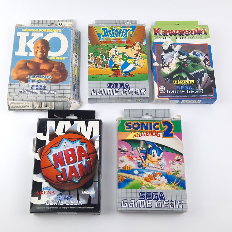 Sega Game Gear Konvolut : 2 defekte Konsolen u. 10 Spiele (4 in OVP) - Handheld