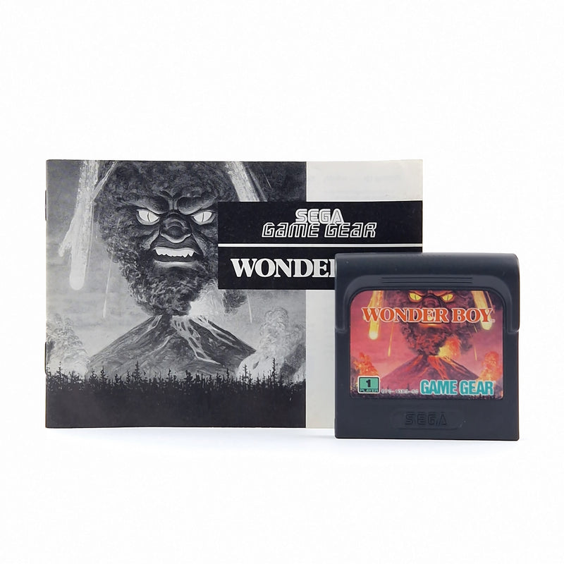 Sega Game Gear Spiel : Wonder Boy + Anleitung - Modul Cartridge | PAL Game