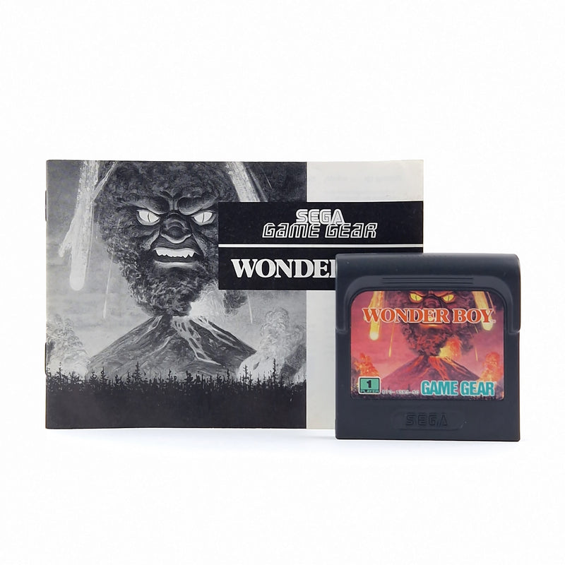 Sega Game Gear Game: Wonder Boy + Instructions - Module Cartridge | PAL Game