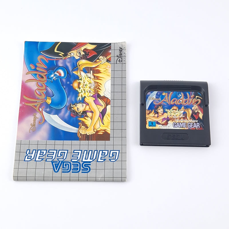 Sega Game Gear Spiel : Disneys Aladdin + Anleitung - Modul Cartridge | PAL Game