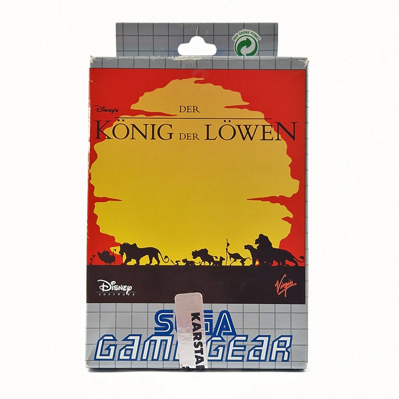 Sega Game Gear Game: The Lion King - OVP Instructions Module | PAL Game