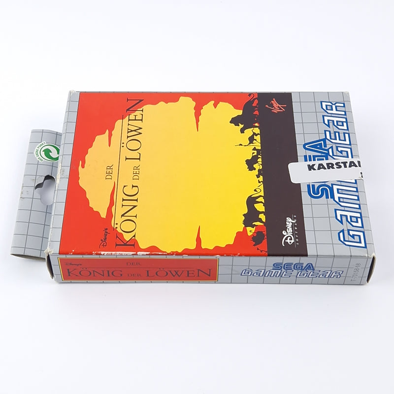 Sega Game Gear Game: The Lion King - OVP Instructions Module | PAL Game