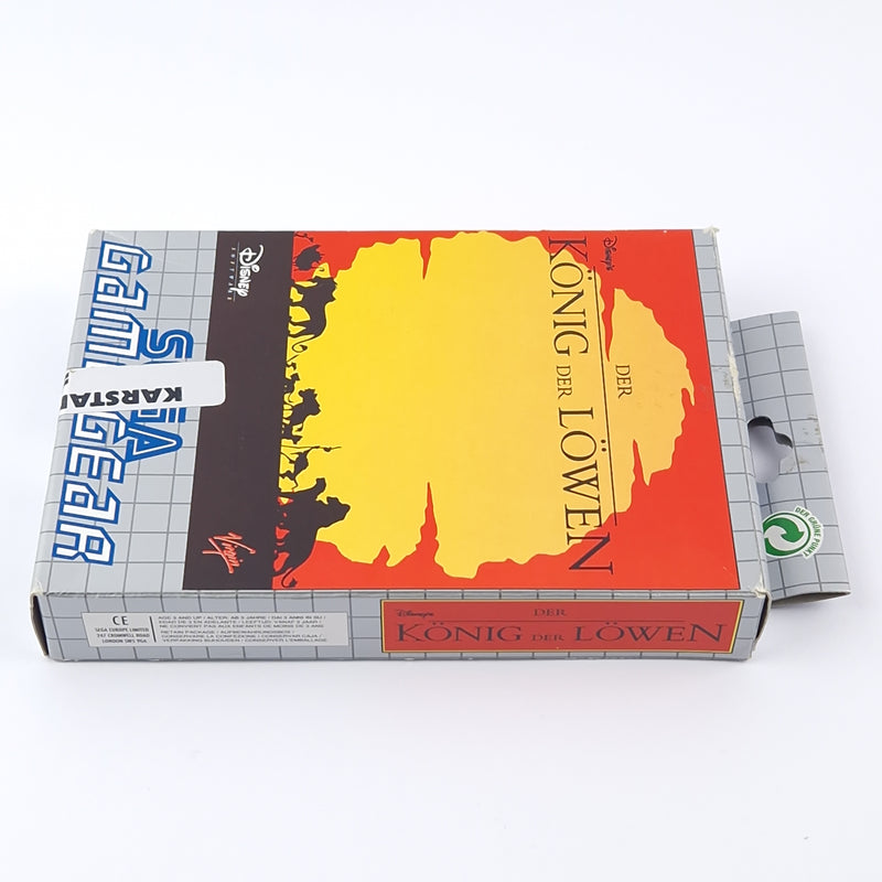 Sega Game Gear Game: The Lion King - OVP Instructions Module | PAL Game