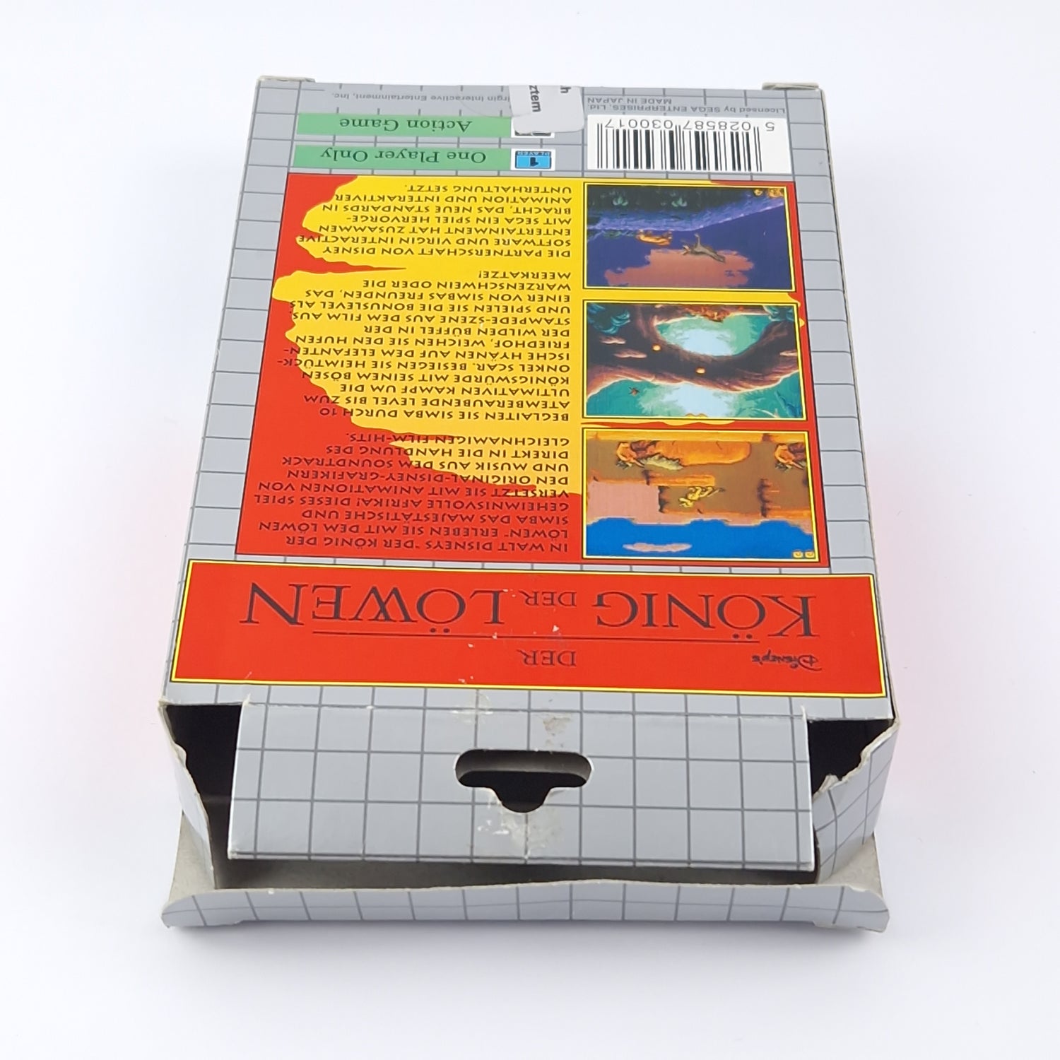 Sega Game Gear Game: The Lion King - OVP Instructions Module | PAL Game