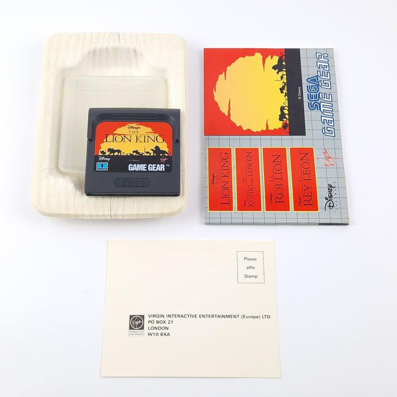 Sega Game Gear Game: The Lion King - OVP Instructions Module | PAL Game