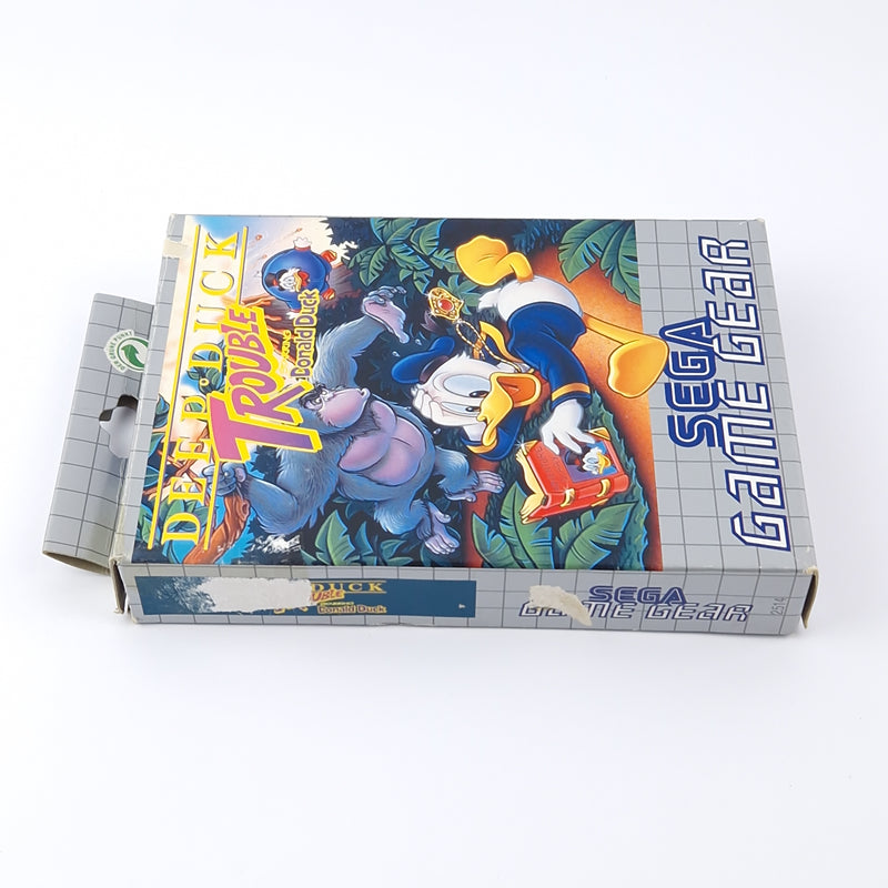 Sega Game Gear Spiel : Deep Duck Trouble starring Donald Duck - OVP Anleitung